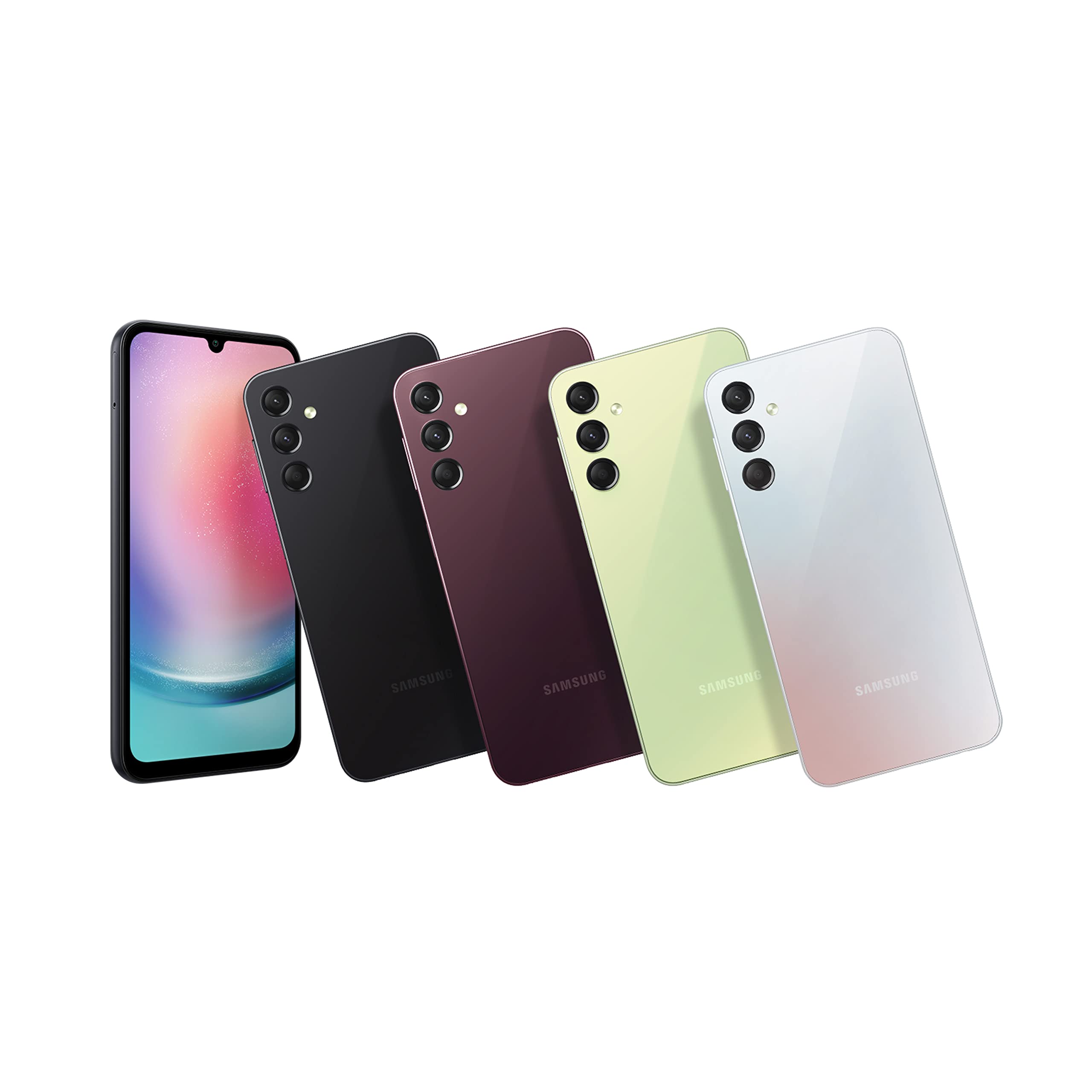 SIMフリー Samsung Galaxy A24 ブラック 6.5インチ Samsung Galaxy A24 Unlocked 4G LTE - Black Smartphone; GSM